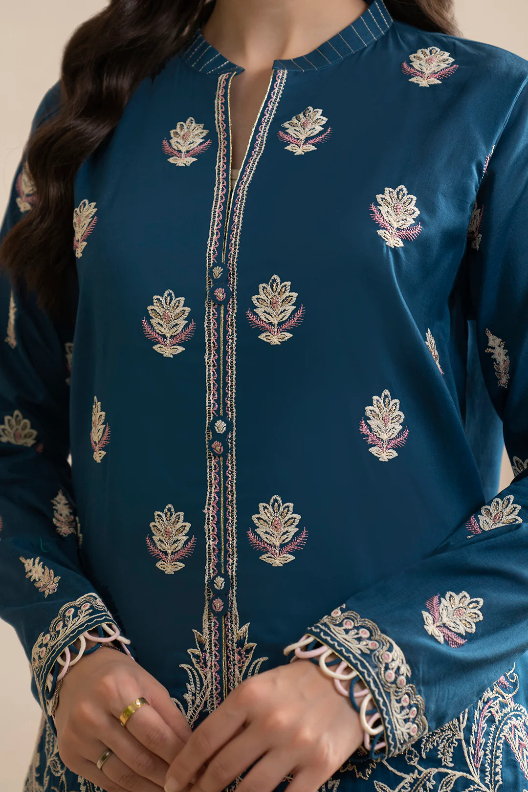 Embroidered Shirt Shalwar Dupatta - 0353 - Image 10