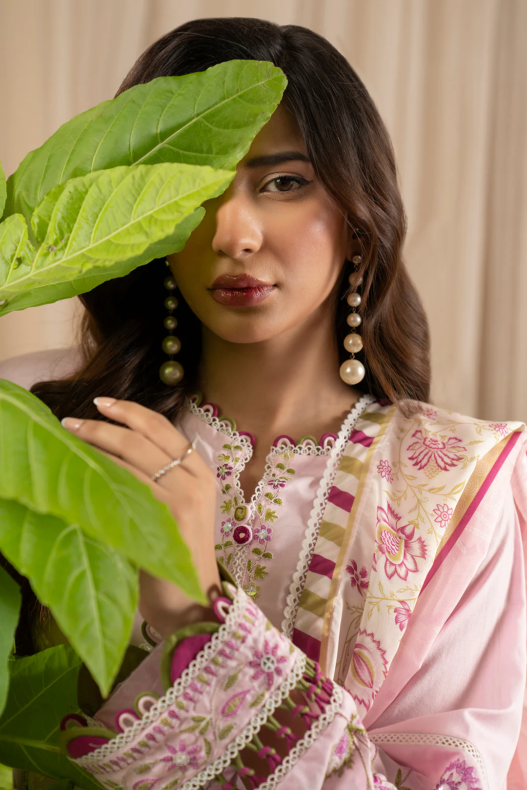 Embroidered Shirt Shalwar Dupatta - 0357 - Image 8