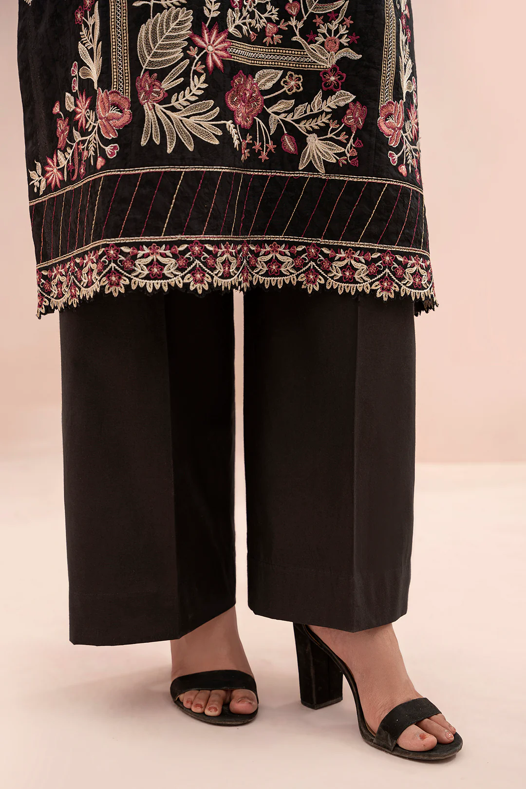 Embroidered Shirt Shalwar Dupatta - 0402 - Image 5