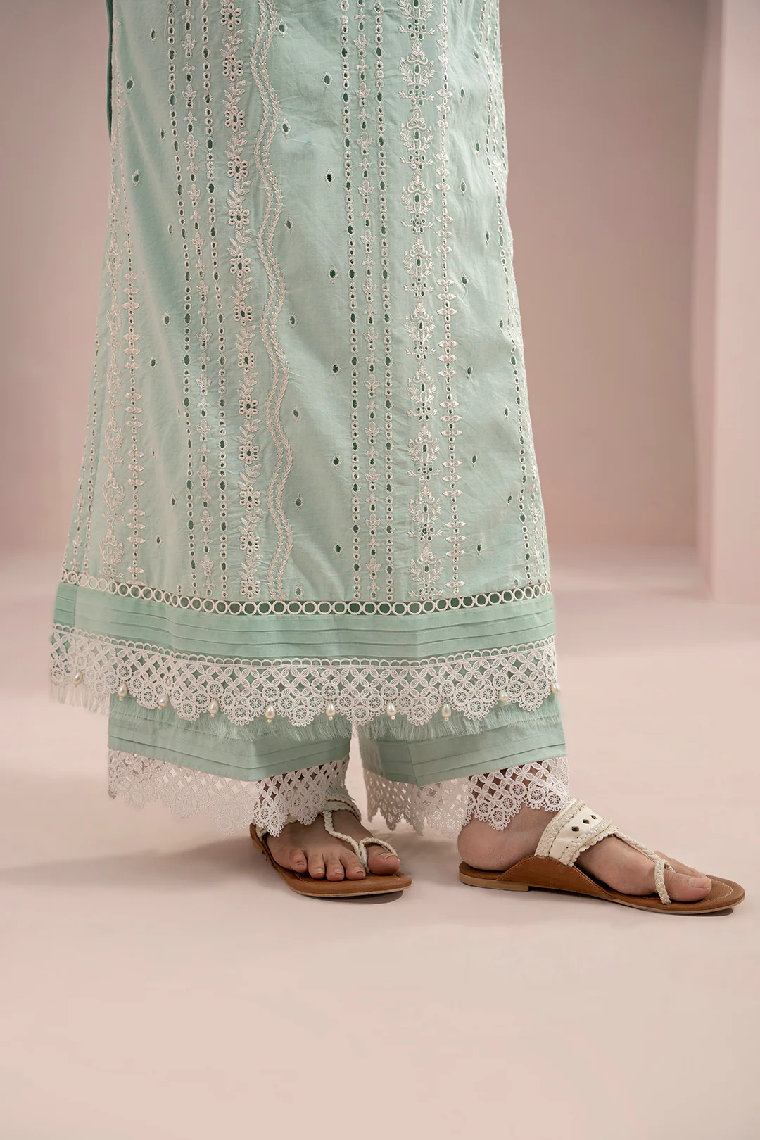 Embroidered Shirt Shalwar Dupatta - 0471 - Image 5