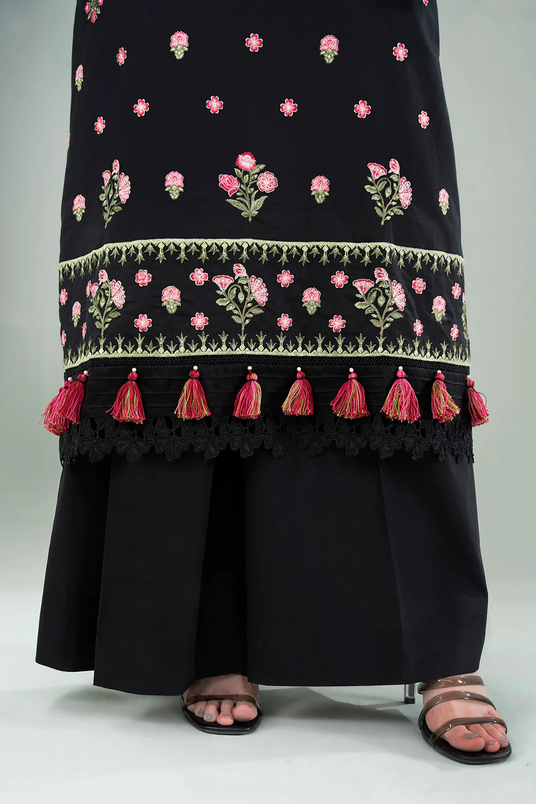 Embroidered Shirt Shalwar Dupatta - 0531 - Image 5