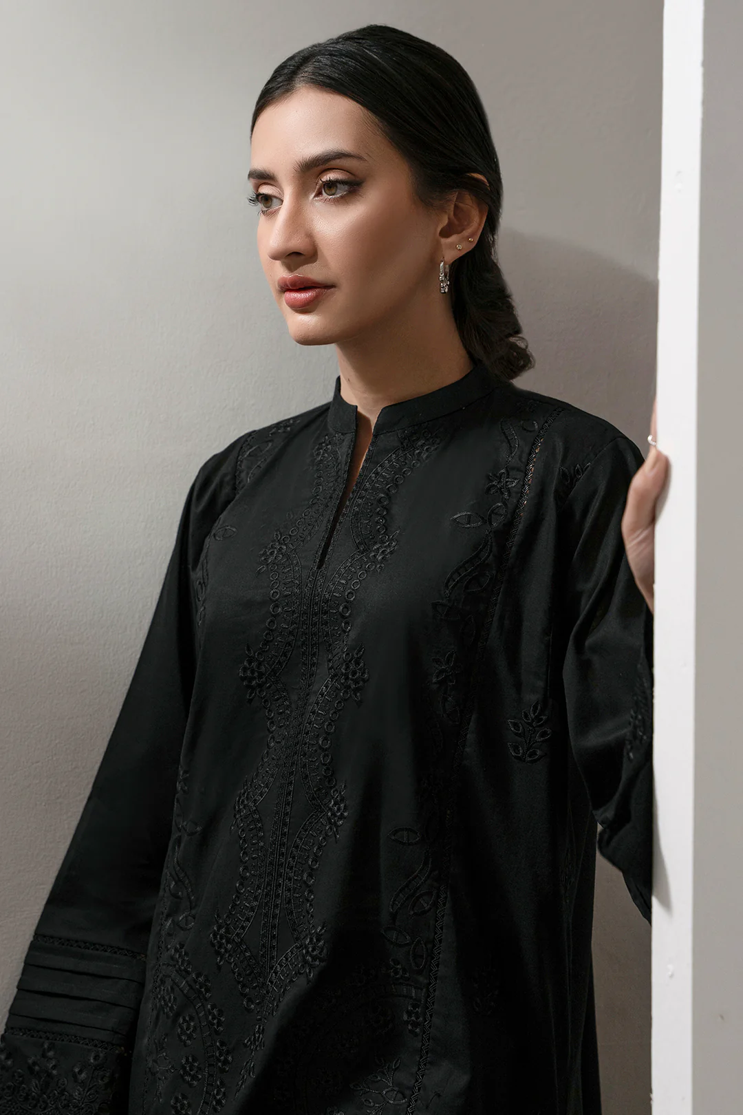 Embroidered Shirt Shalwar Dupatta - 0684 - Image 3