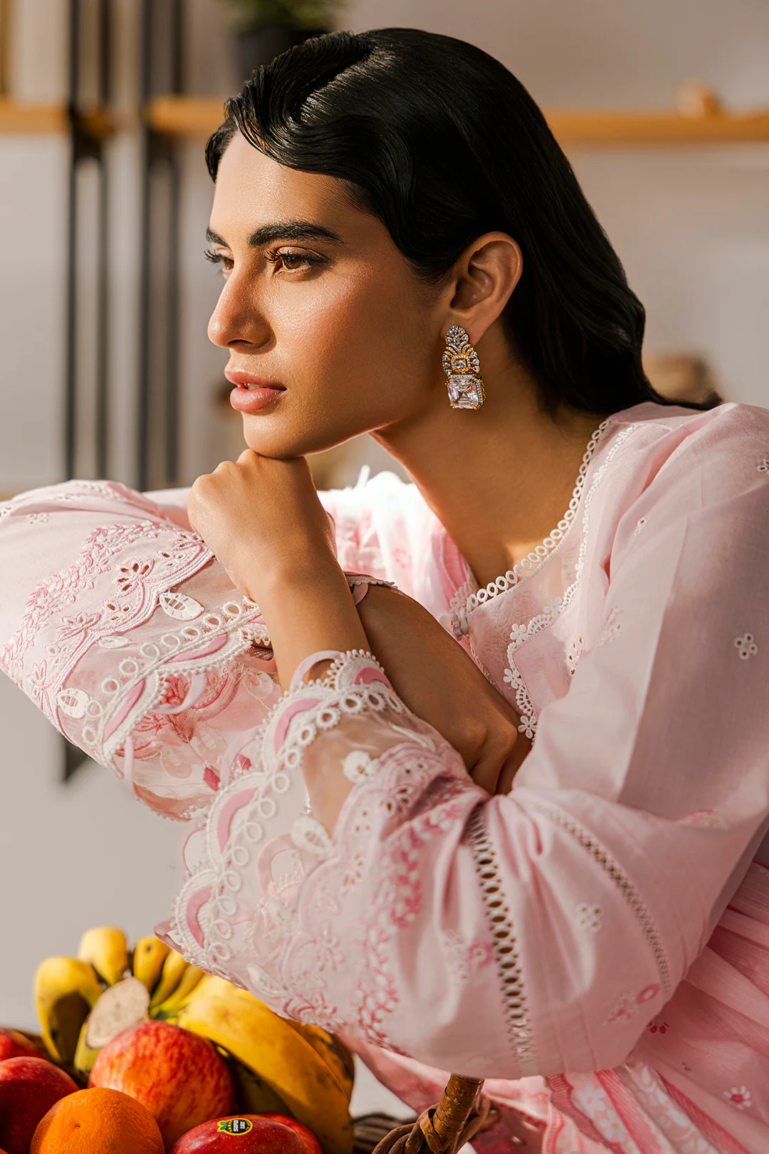 Embroidered Shirt Shalwar Dupatta - 0807 - Image 18