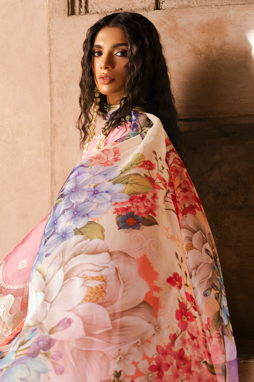 Embroidered Shirt Shalwar Dupatta - 0825 - Image 11