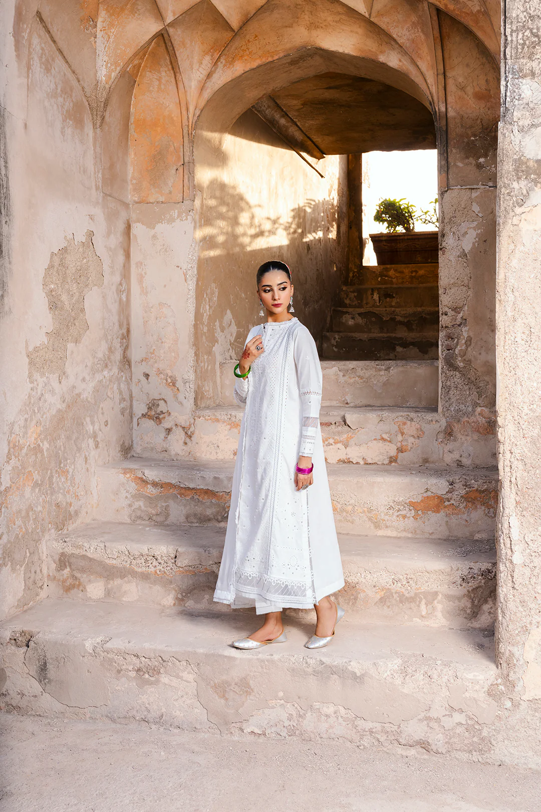 Embroidered Shirt Shalwar Dupatta - 0831 - Image 11