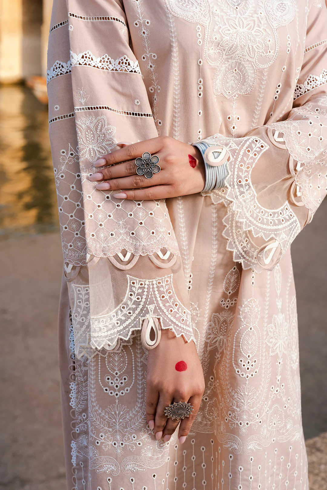 Embroidered Shirt Shalwar Dupatta - 0833 - Image 8