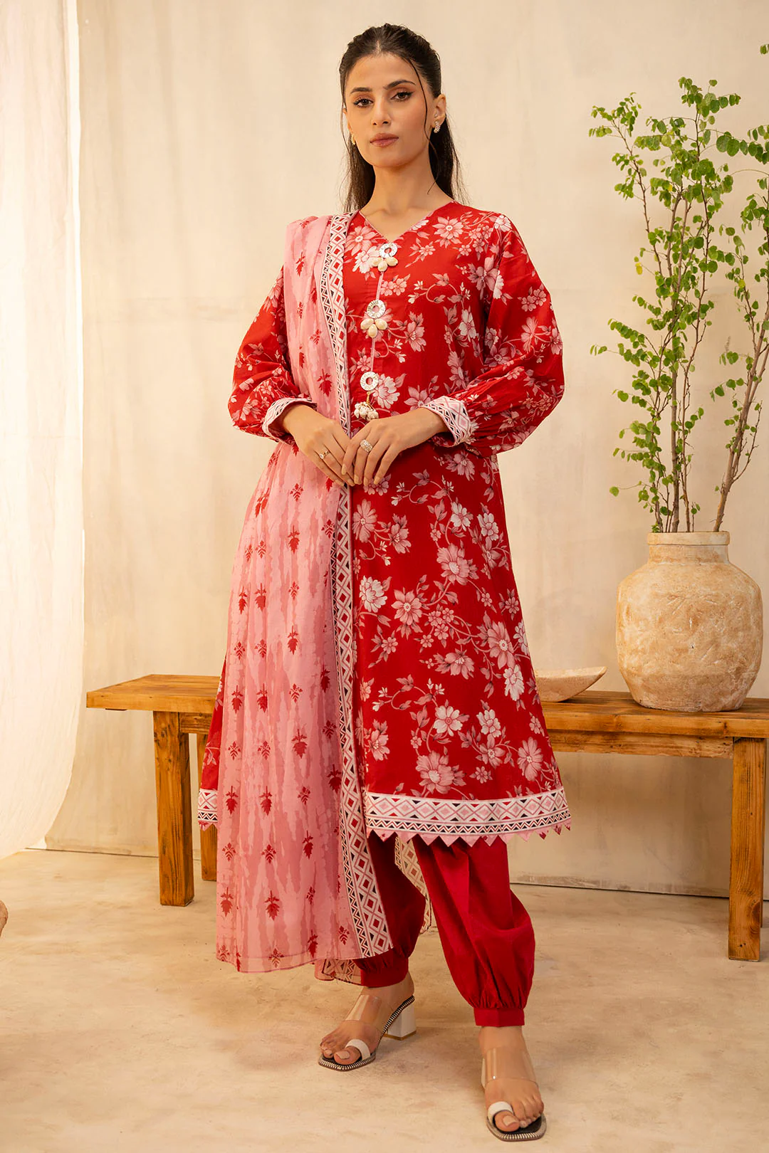 Shirt Shalwar Dupatta - 0107 - Image 2