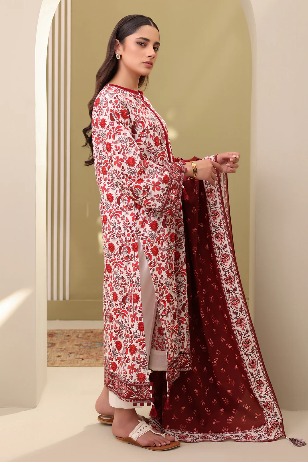 Shirt Shalwar Dupatta - 0123 - Image 7