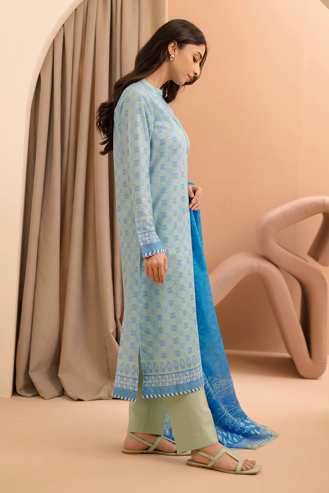 Shirt Shalwar Dupatta - 0176 - Image 3