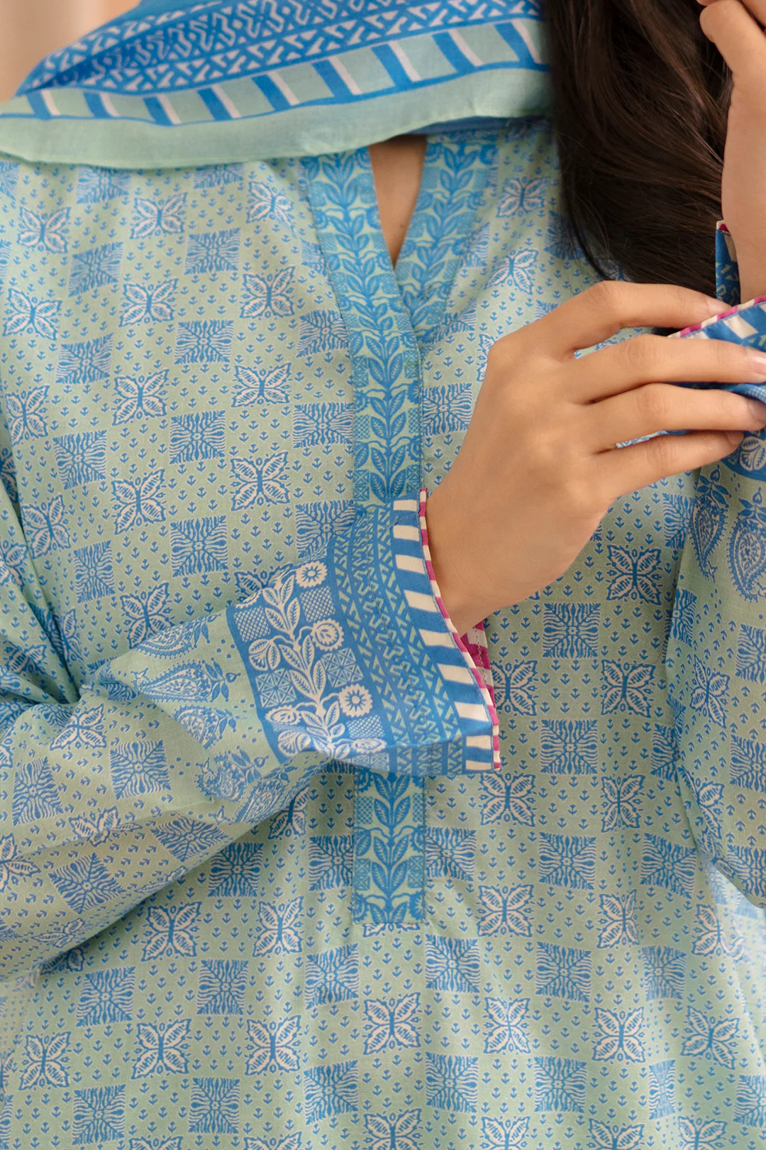 Shirt Shalwar Dupatta - 0176 - Image 4