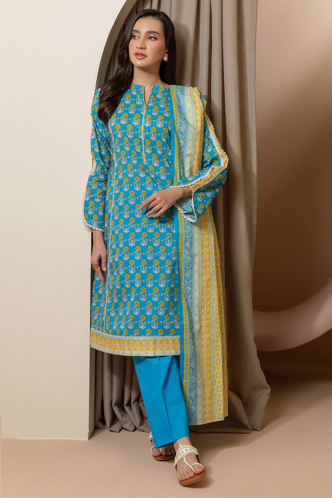Shirt Shalwar Dupatta - 0180 - Image 4