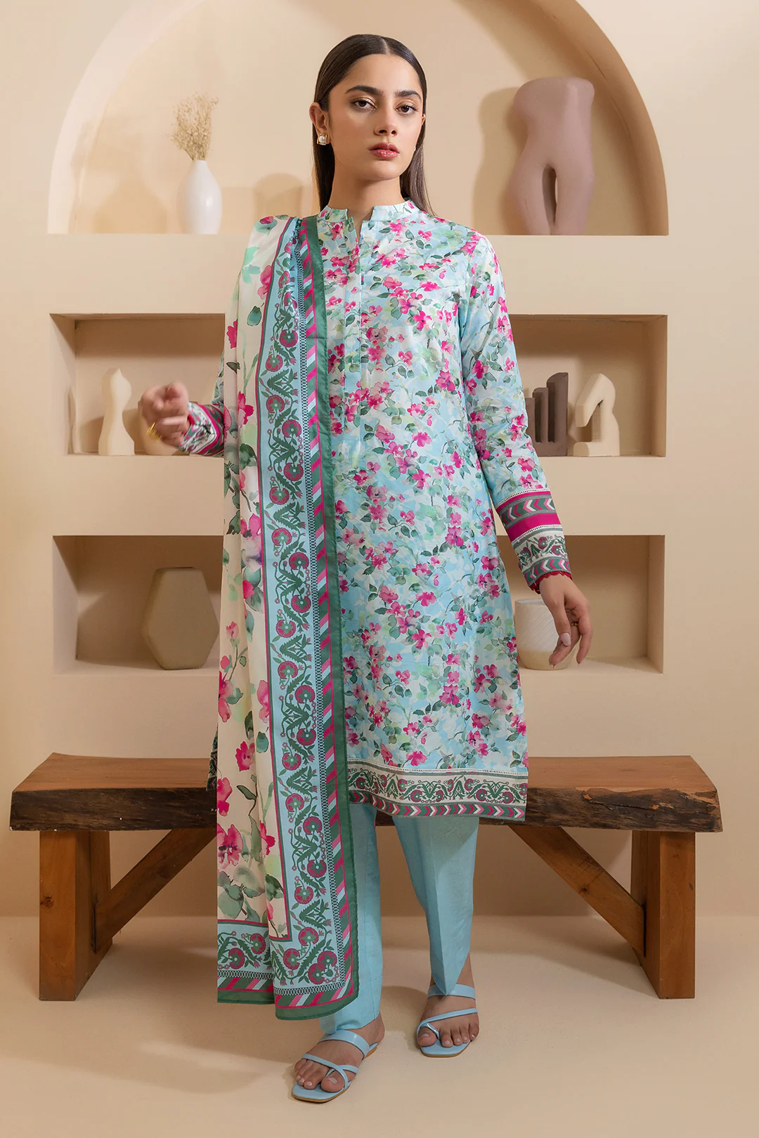 Shirt Shalwar Dupatta - 0190 - Image 2