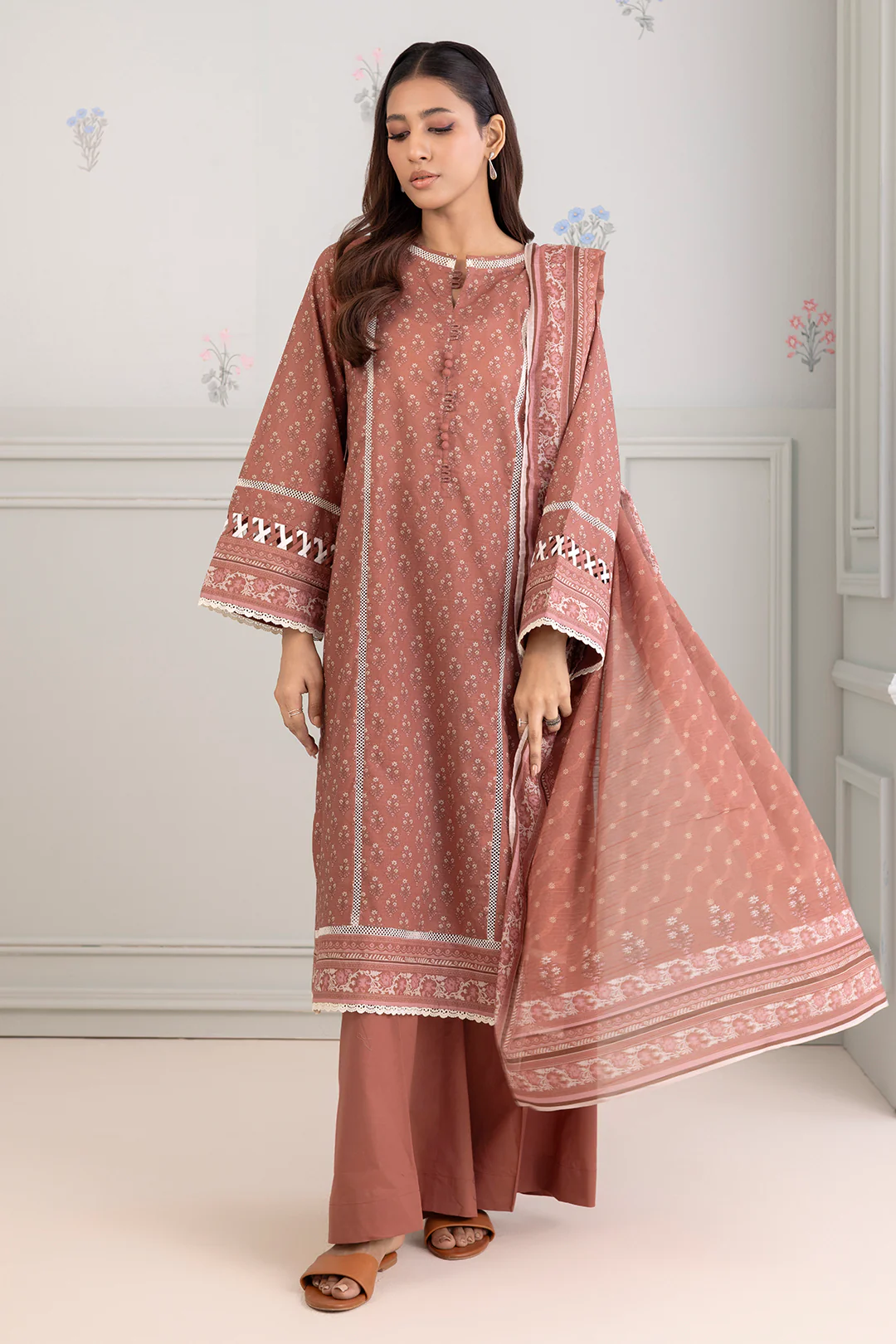 Shirt Shalwar Dupatta - 0195 - Image 3