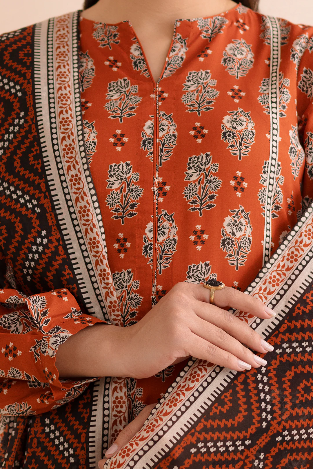Shirt Shalwar Dupatta - 0244 - Image 3