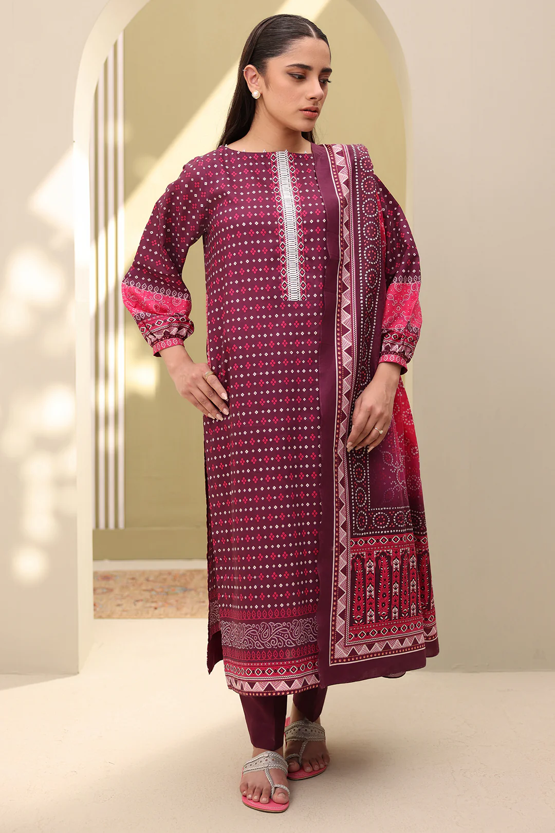 Shirt Shalwar Dupatta - 0330 - Image 4