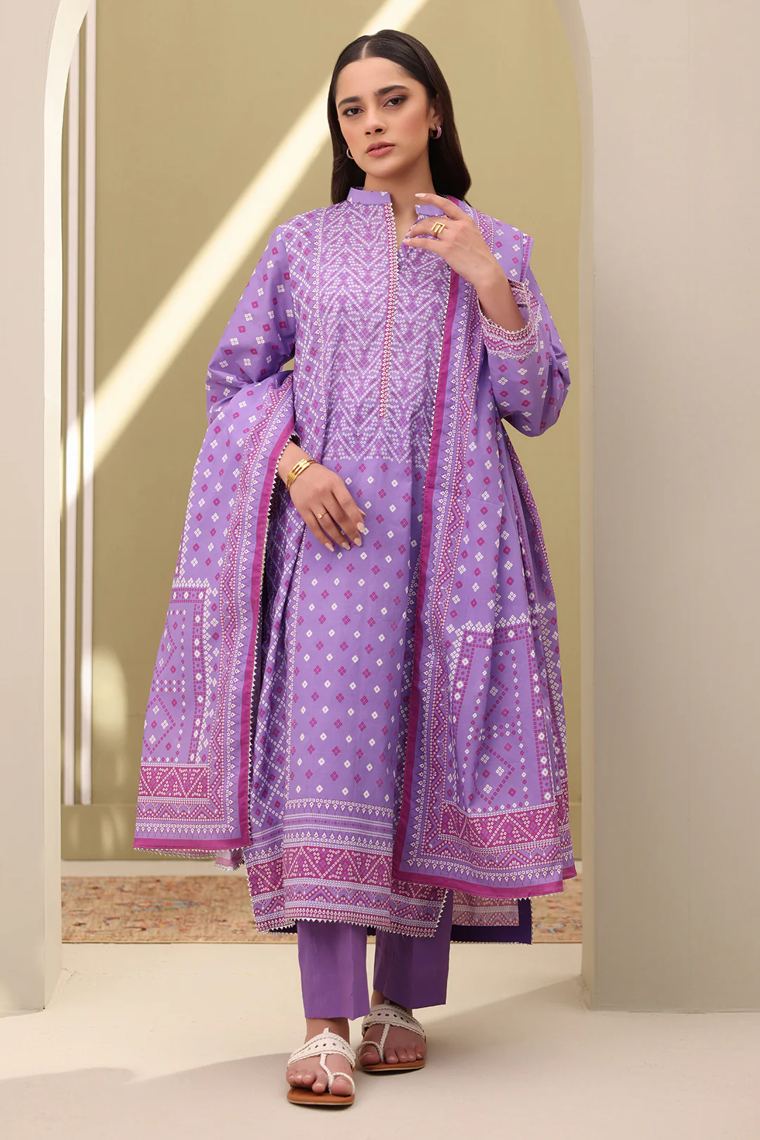 Shirt Shalwar Dupatta - 0384 - Image 2