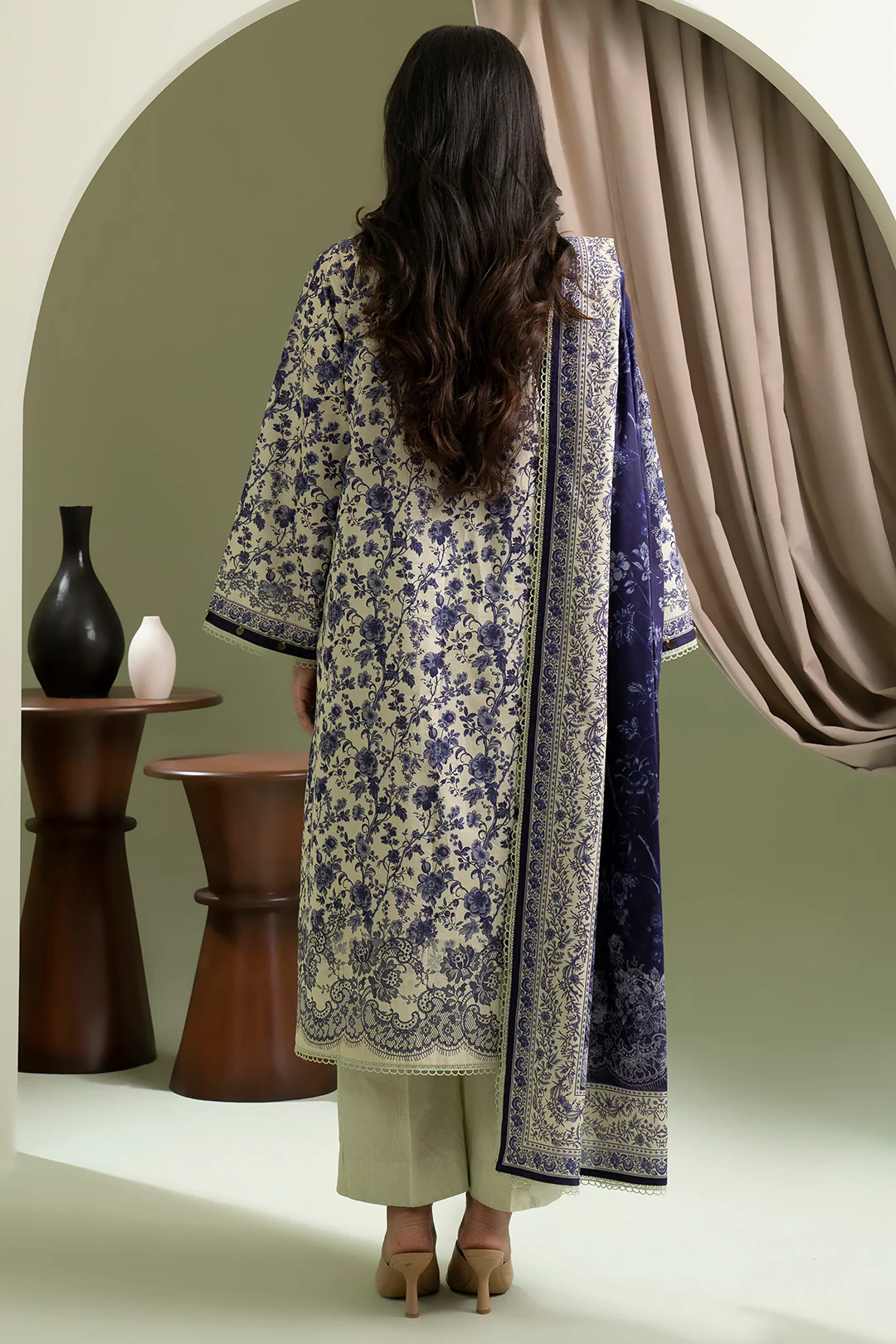 Shirt Shalwar Dupatta - 0436 - Image 7