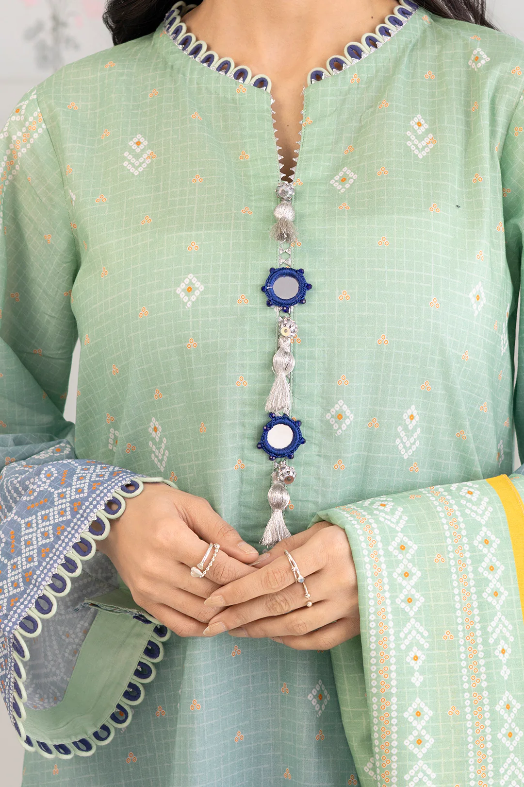 Shirt Shalwar Dupatta - 0438 - Image 3