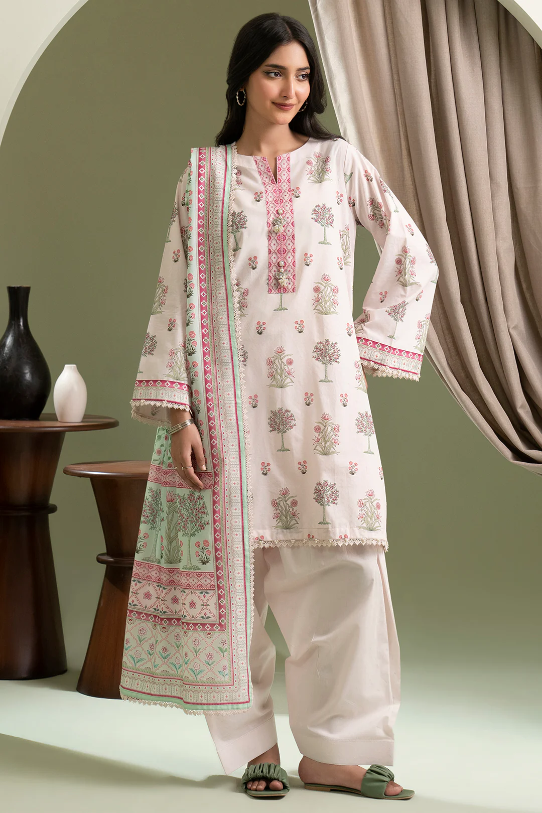 Shirt Shalwar Dupatta - 0442 - Image 2