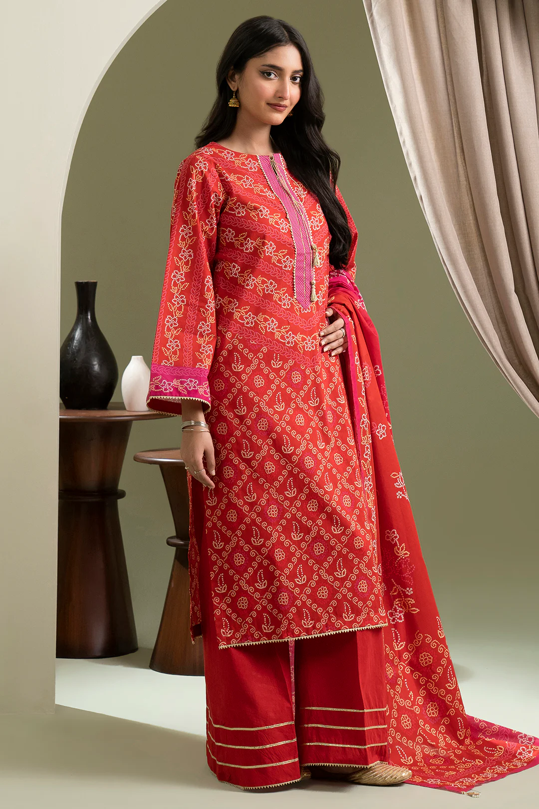 Shirt Shalwar Dupatta - 0443 - Image 3