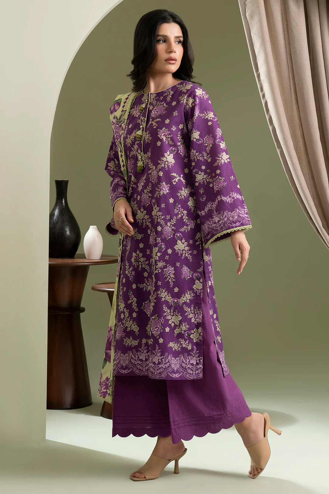 Shirt Shalwar Dupatta - 0444 - Image 5