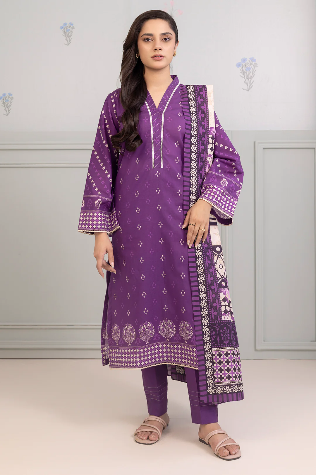 Shirt Shalwar Dupatta - 0449 - Image 4