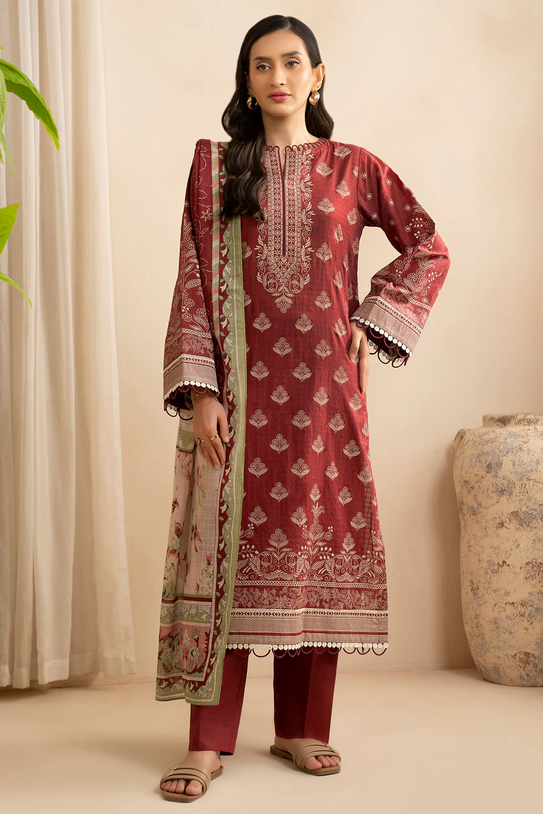 Shirt Shalwar Dupatta - 0455 - Image 4