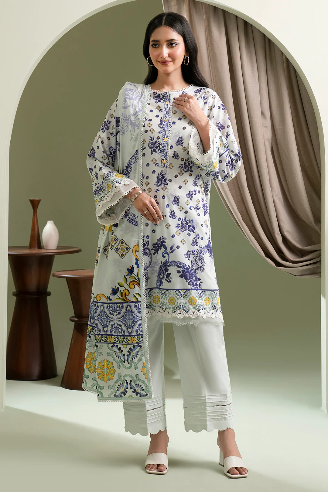 Shirt Shalwar Dupatta - 0509 - Image 5