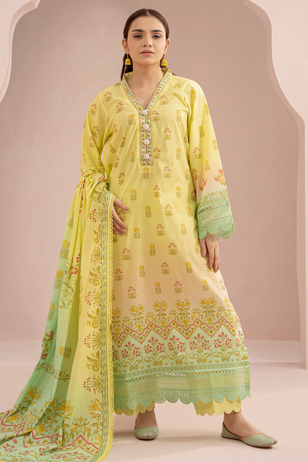 Shirt Shalwar Dupatta - 0518 - Image 3
