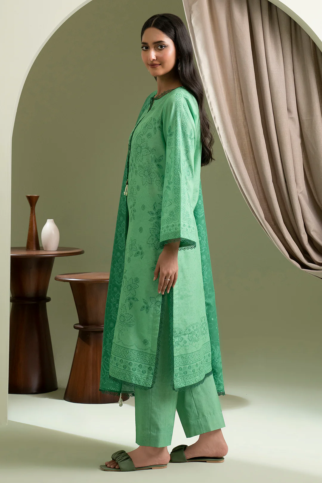 Shirt Shalwar Dupatta - 0519 - Image 7