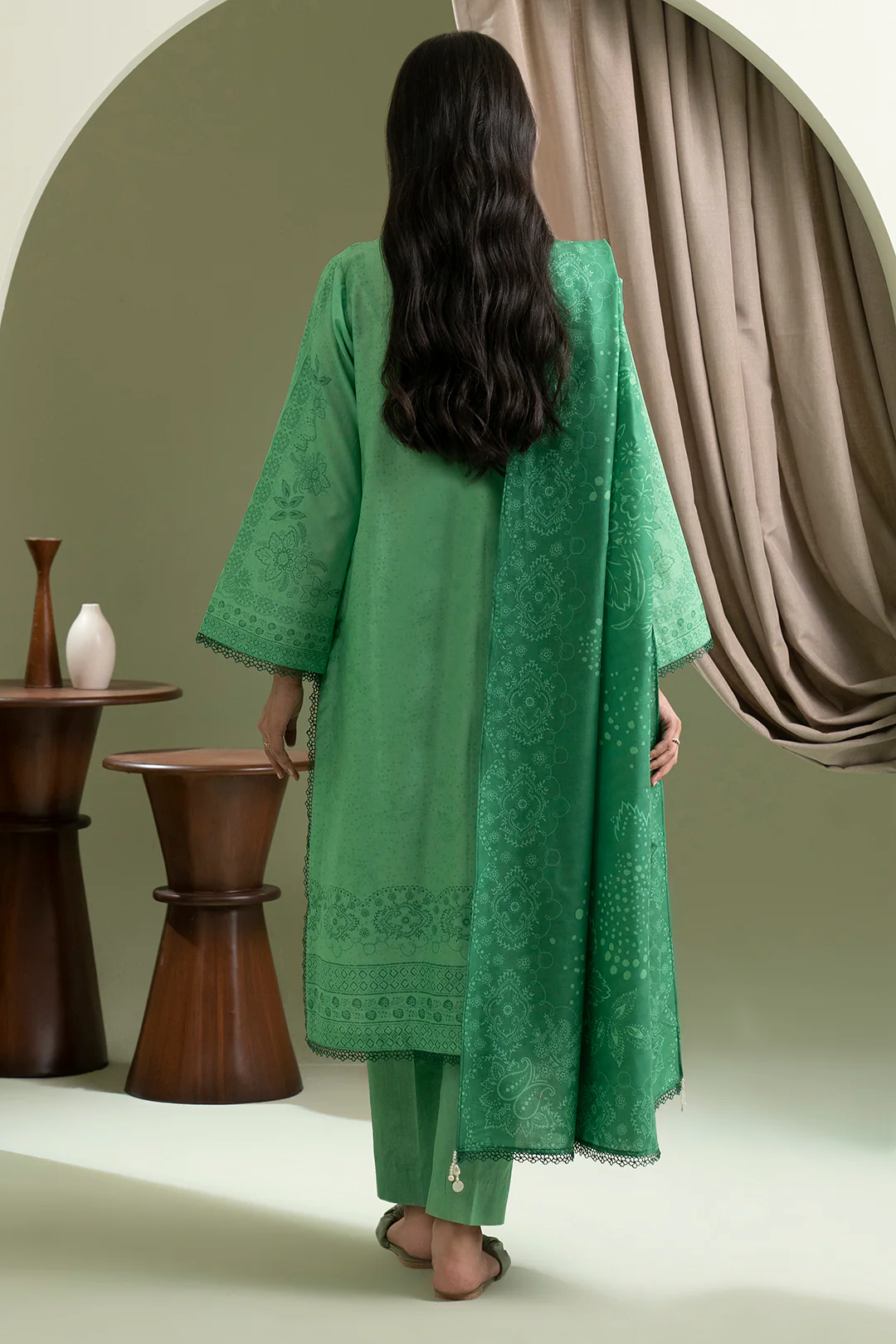 Shirt Shalwar Dupatta - 0519 - Image 8