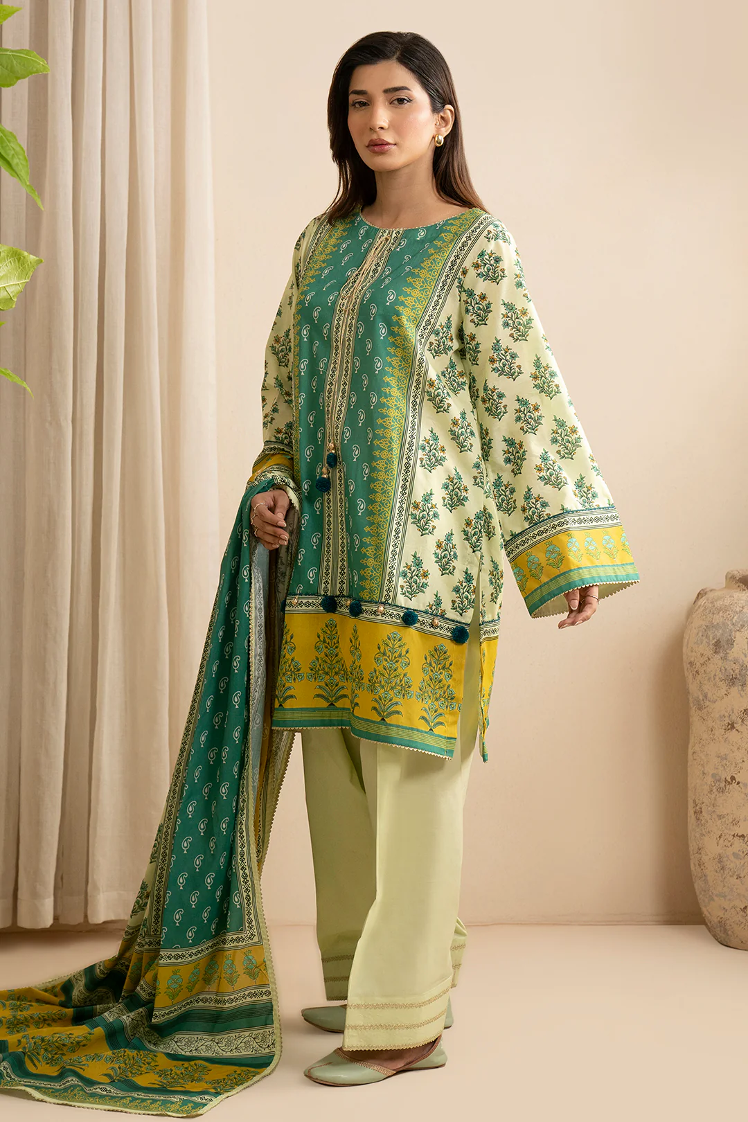 Shirt Shalwar Dupatta - 0566 - Image 8