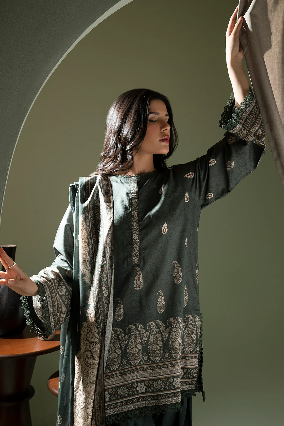 Shirt Shalwar Dupatta - 0588 - Image 7
