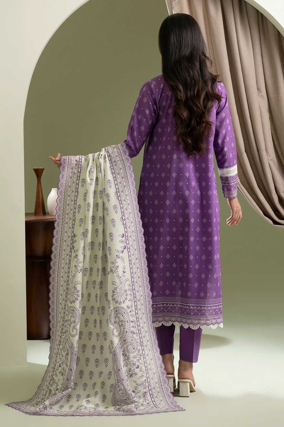 Shirt Shalwar Dupatta - 0589 - Image 10