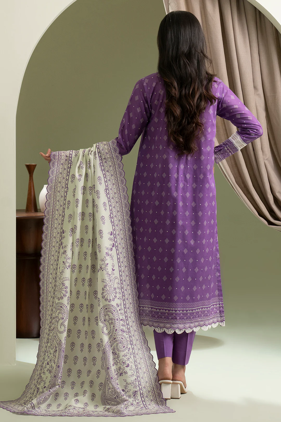 Shirt Shalwar Dupatta - 0589 - Image 11