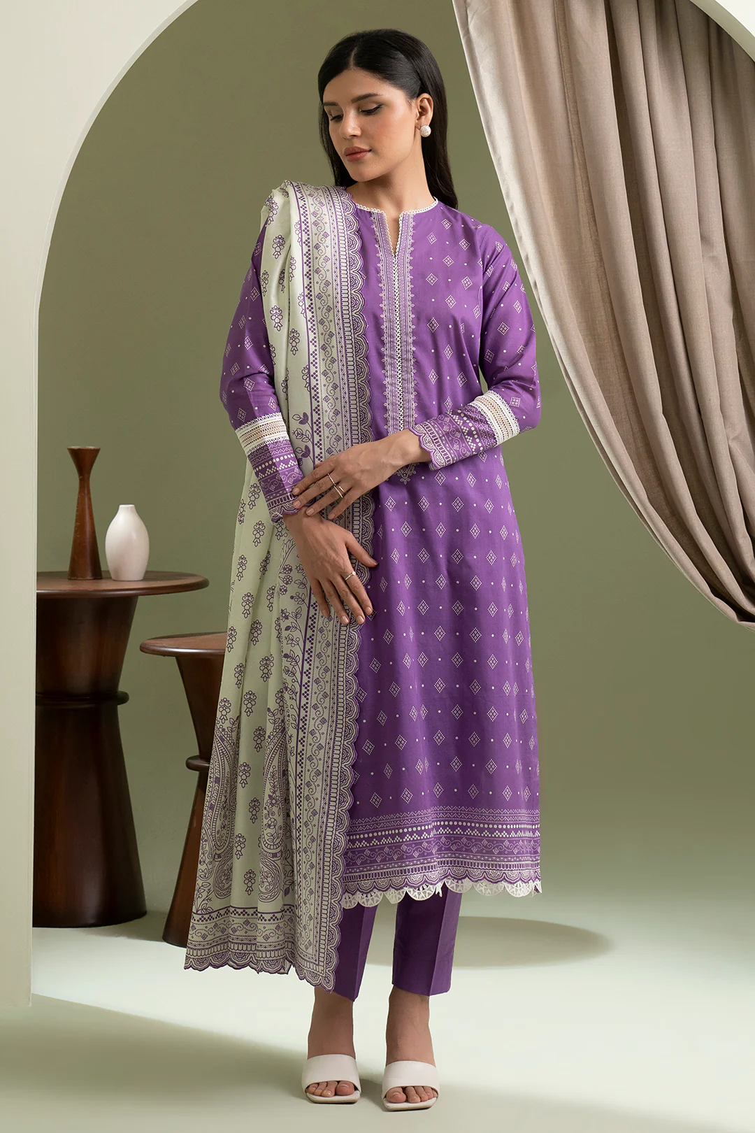 Shirt Shalwar Dupatta - 0589 - Image 2