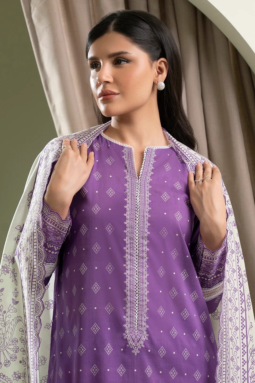 Shirt Shalwar Dupatta - 0589 - Image 5