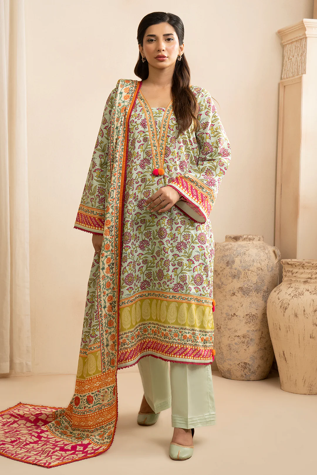 Shirt Shalwar Dupatta - 0644 - Image 2