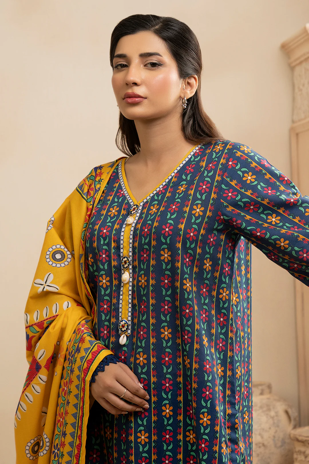 Shirt Shalwar Dupatta - 0653 - Image 6