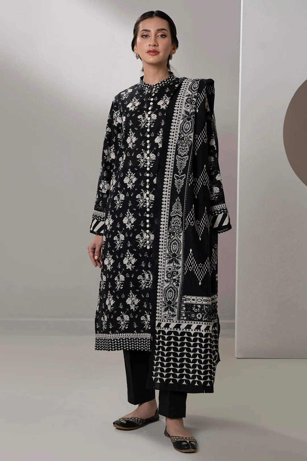 Shirt Shalwar Dupatta - 0657 - Image 4