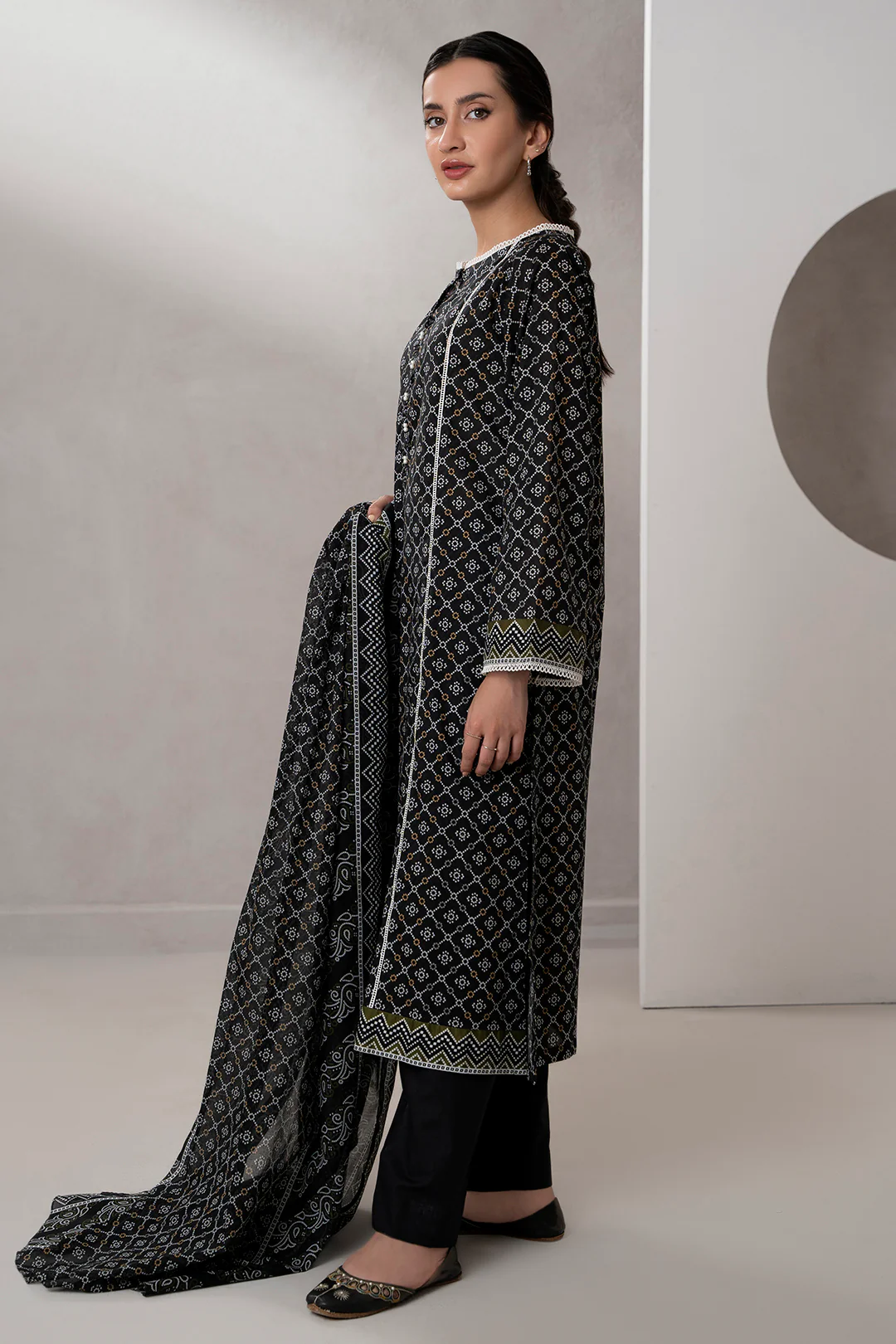 Shirt Shalwar Dupatta - 0658 - Image 3