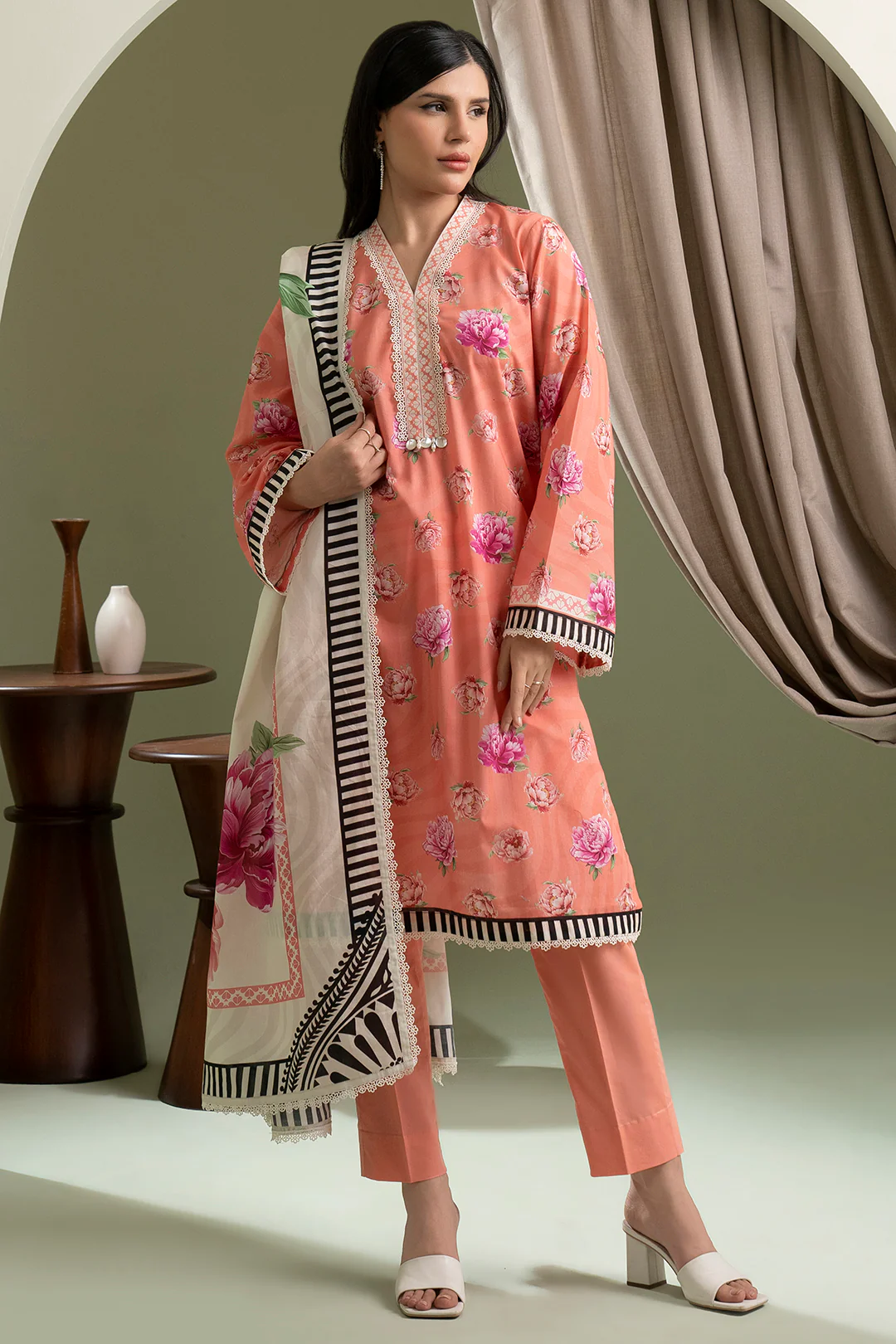 Shirt Shalwar Dupatta - 0660 - Image 2