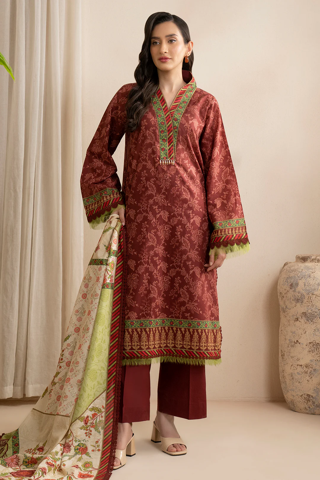 Shirt Shalwar Dupatta - 0661 - Image 2