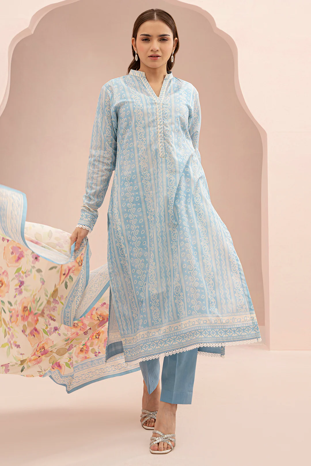 Shirt Shalwar Dupatta - 0663 - Image 2