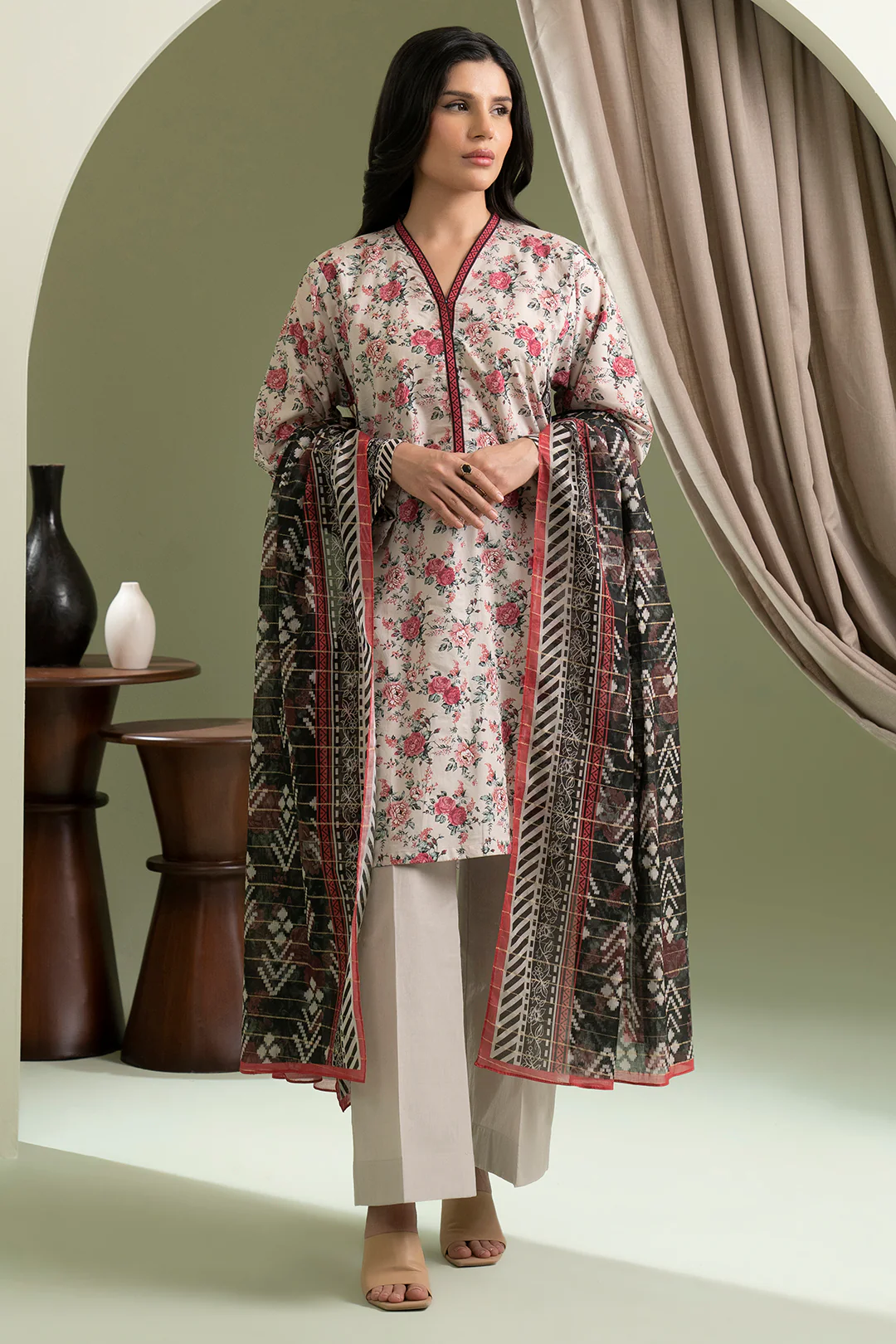 Shirt Shalwar Dupatta - 0665 - Image 2