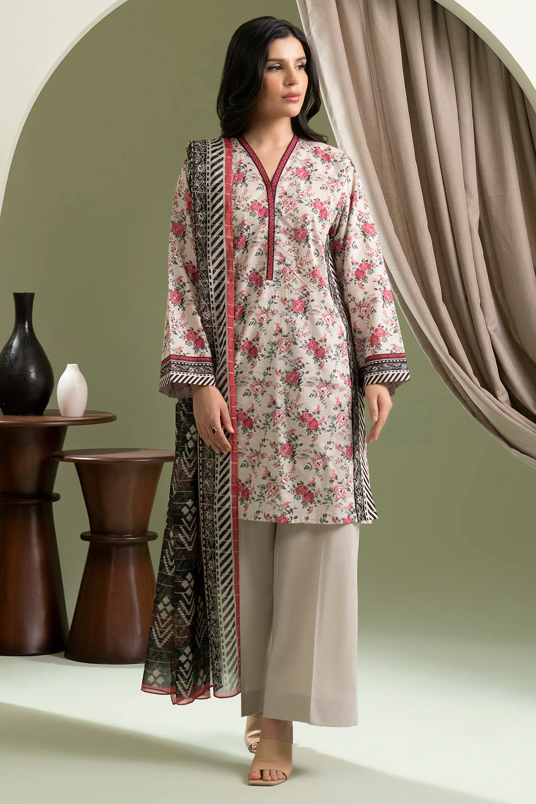 Shirt Shalwar Dupatta - 0665 - Image 4