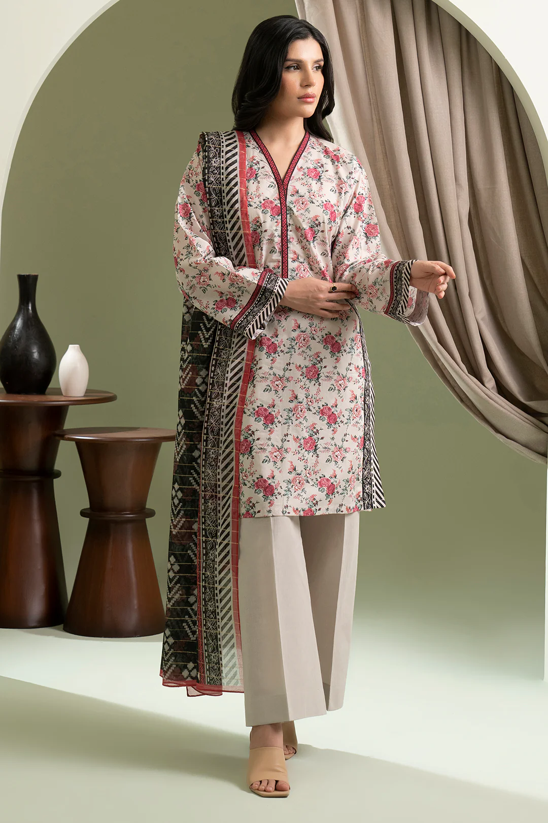 Shirt Shalwar Dupatta - 0665 - Image 7