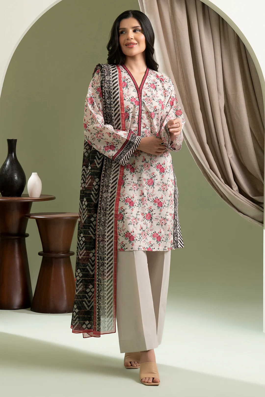 Shirt Shalwar Dupatta - 0665 - Image 9