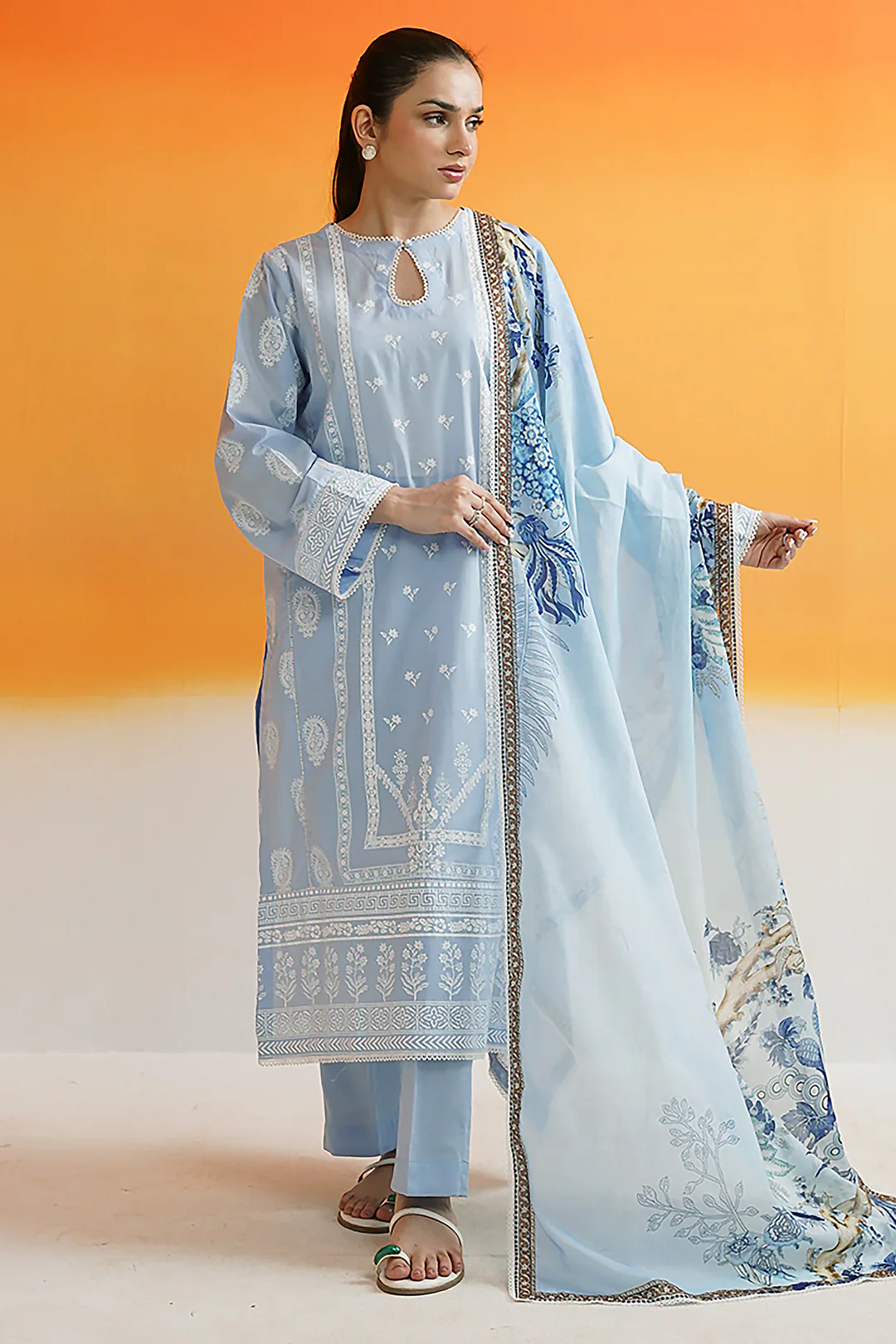 Shirt Shalwar Dupatta - 0666 - Image 2