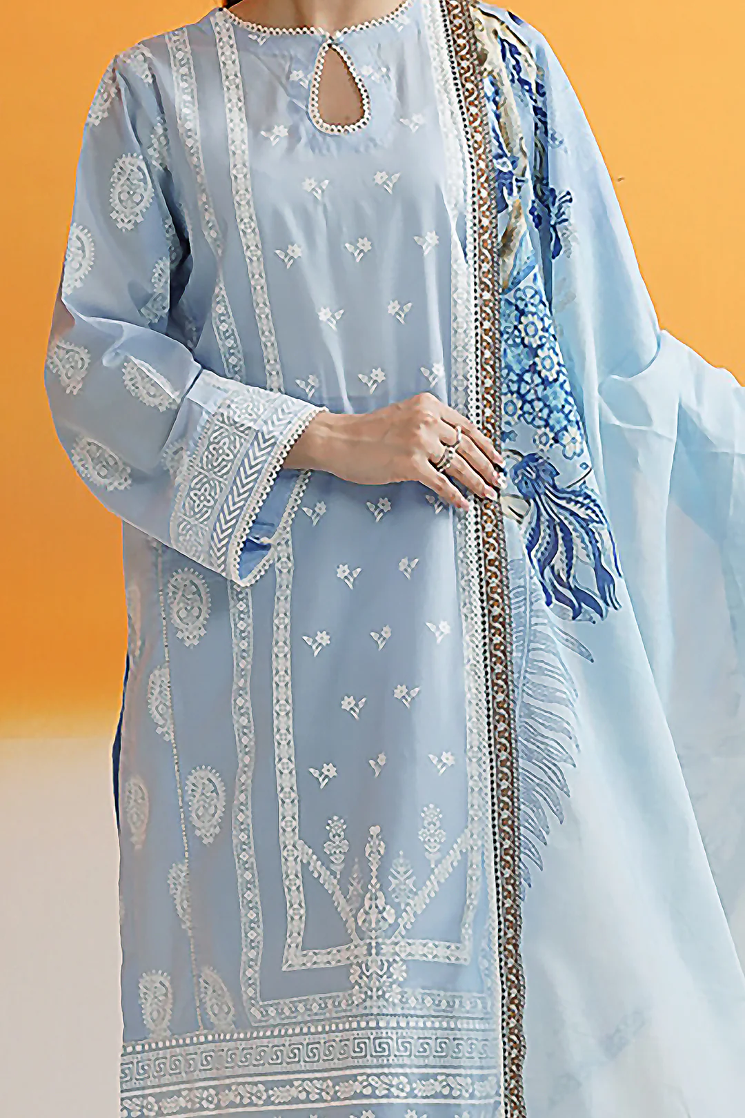 Shirt Shalwar Dupatta - 0666 - Image 3